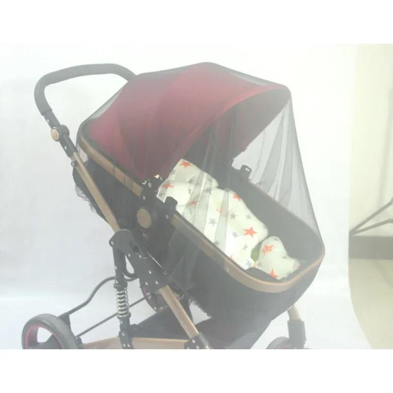 Moustiquaire pour poussette de bébé, landau d'été, filet de Protection contre les insectes, chariot