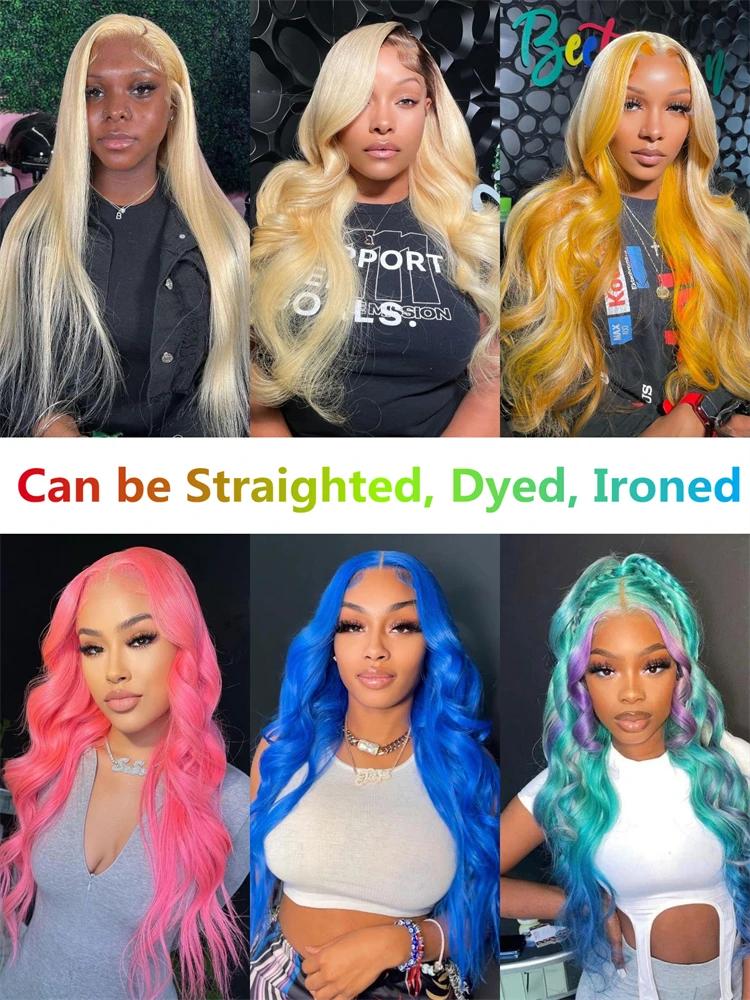 Tissage en lot brésilien Remy naturel lisse blond miel 613, extensions de cheveux, 8 - 40 pouces, ac