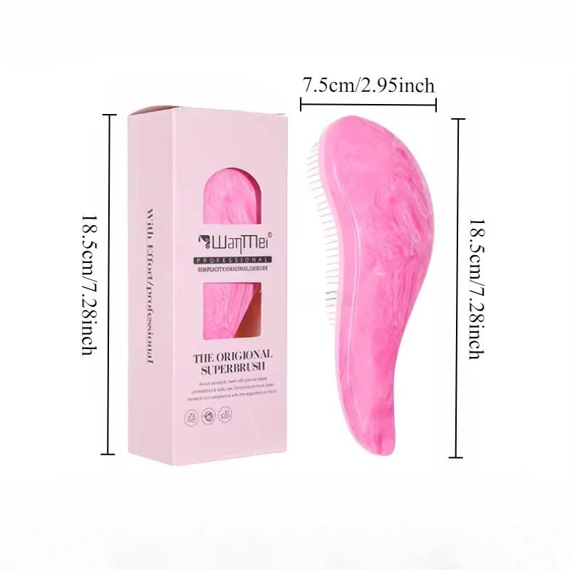 Brosse à cheveux démêlante, peigne de Massage du cuir chevelu doux, antistatique, brosse de toiletta
