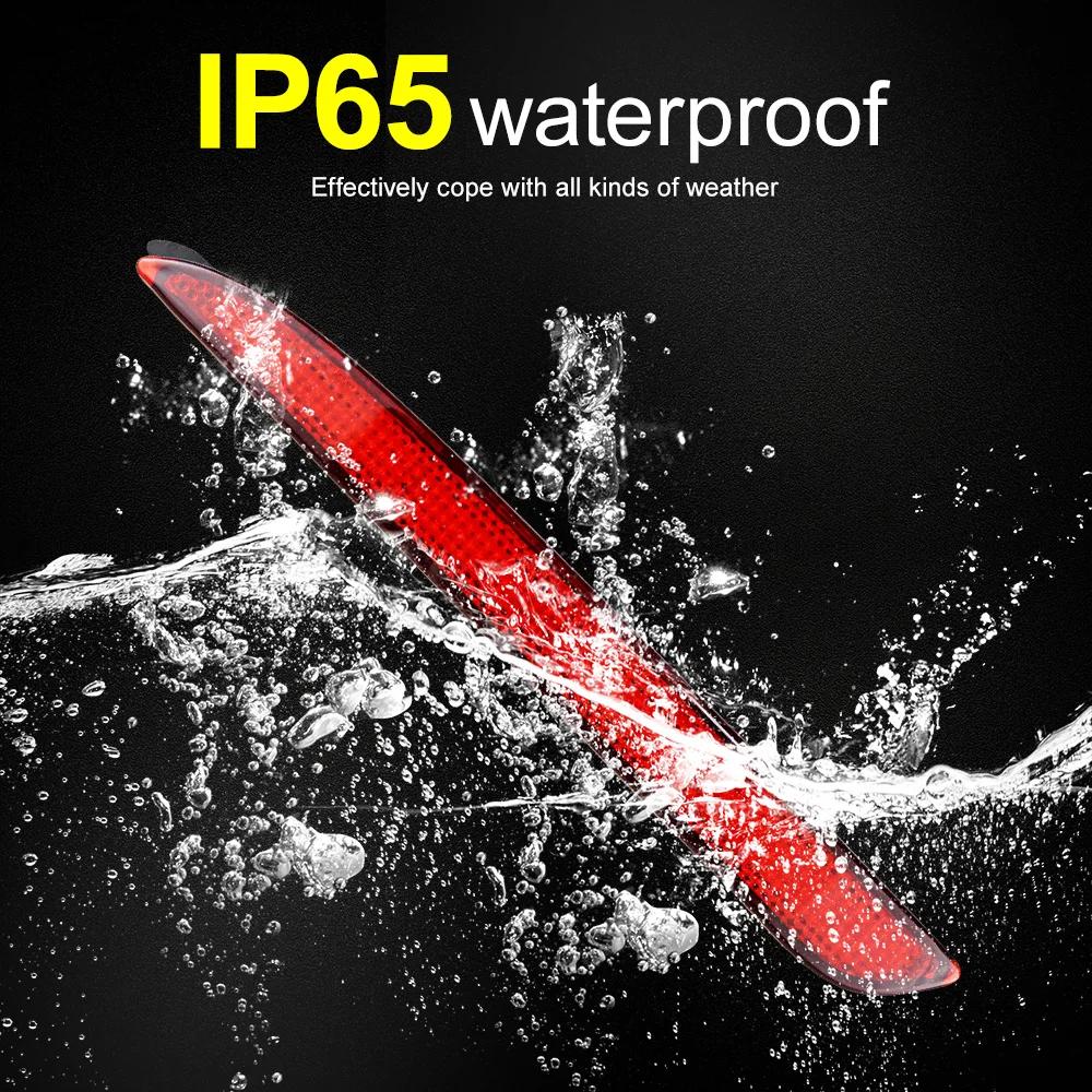 1 paire pour Mazda3 Mazda 3 2010 2011 2012 2013 lentille fumée rouge/noir LED réflecteur de pare-cho