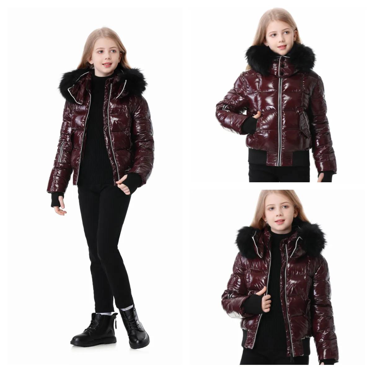 I-2025-Manteau d'Hiver pour Enfant Fille et Garçon, en Tissu Brcorporelle Imperméable, avec Rempliss