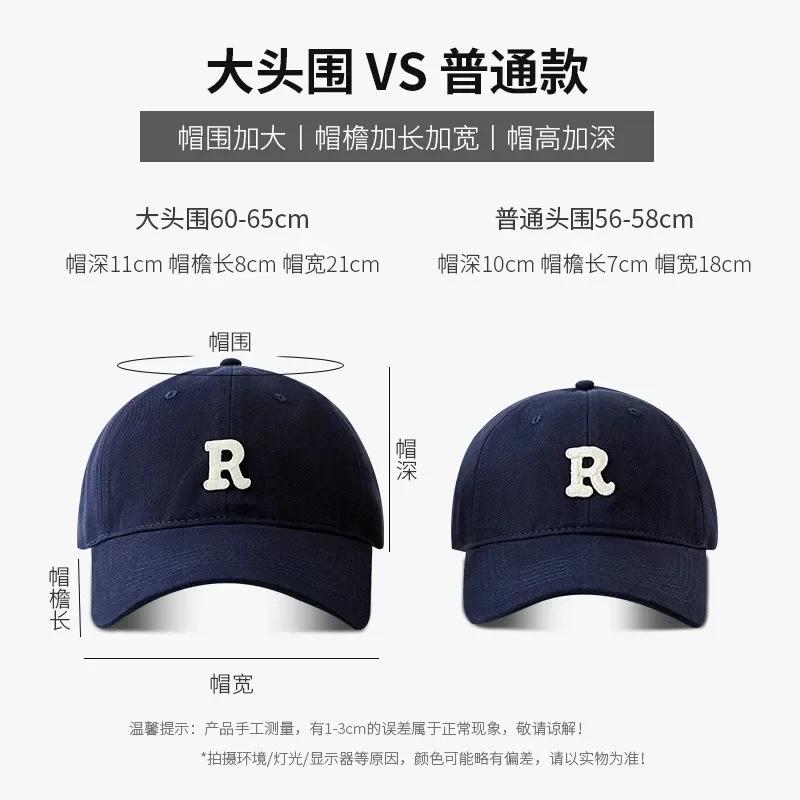 Casquette de Baseball à grande circonférence de tête pour hommes/femmes, chapeau en forme de dôme, c