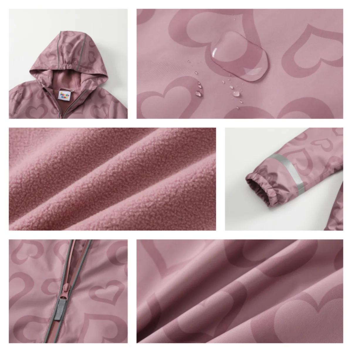 HONEYKING bébé imperméable costume ensemble de vêtements pour enfants salopette imperméable filles c