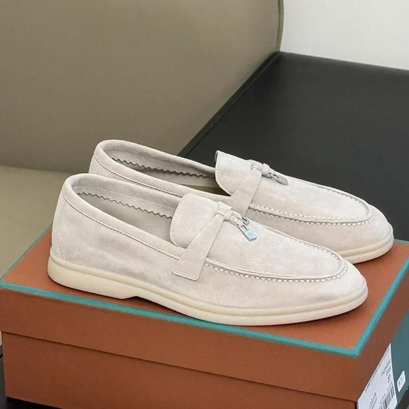 Fringed Metal Buckle Classic British Flat Shoes 2024 - European Export Quality Couple's Leisure Foot