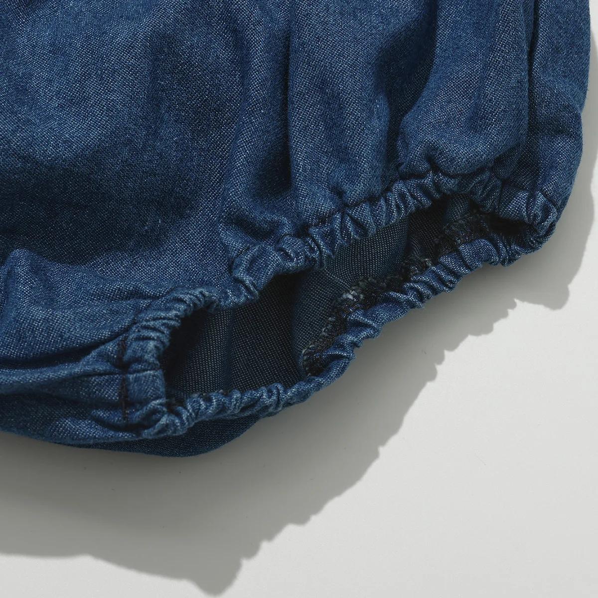 Short bouffant en Denim pour nouveau-né, en coton doux et confortable, pour garçons et filles, panta