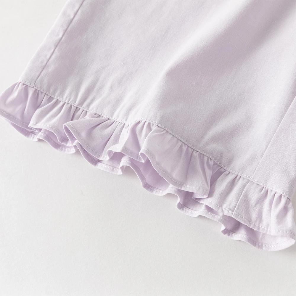 Ensemble short et haut pour enfants Dave Bella – Tenue d'été décontractée pour filles avec imprimé p