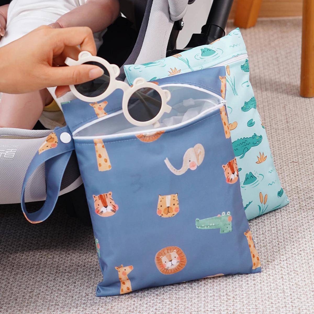 Elinfant 2 pièces Mini sac de rangement étanche pour la natation, la plage et la salle de sport, sac