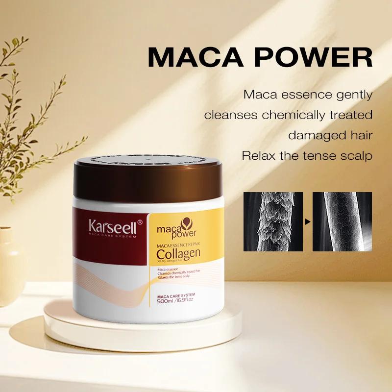 Karseell traitement capillaire au collagène réparation profonde conditionnement huile d'argan masque
