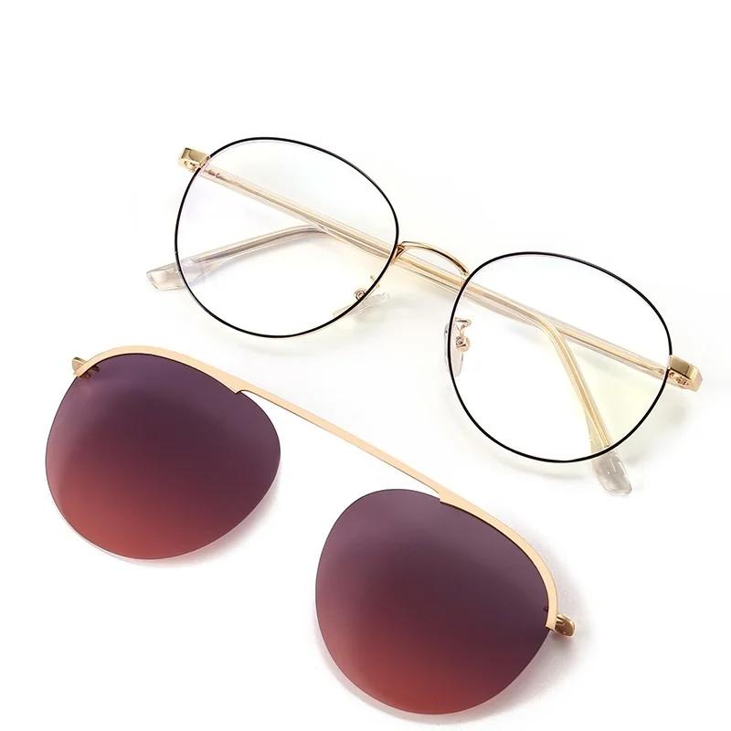 COHK marque de mode Design hommes femmes aimant lunettes de soleil polarisées Clip sur lunettes de s