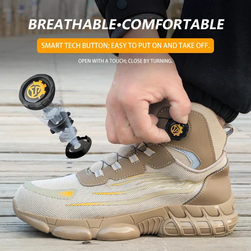 Chaussures de sport décontractées basses, anti-écrasement, anti-perforation, chaussures de travail p