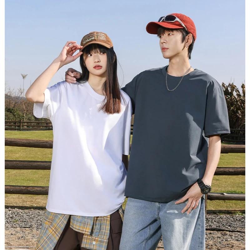 T-shirts pour hommes 2025 été surdimensionné coton T-Shirt décontracté haute qualité manches courtes