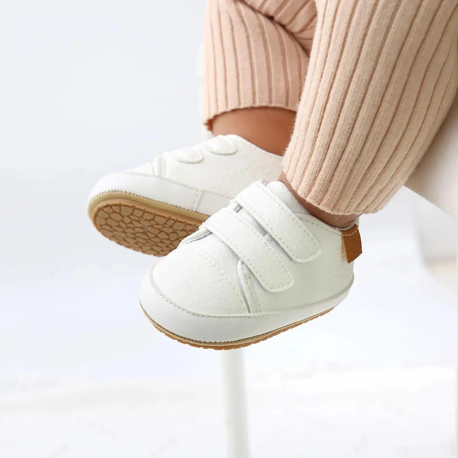 MRovior-Chaussures classiques unisexes en cuir PU pour bébé garçon et fille, mocassins pour les prem
