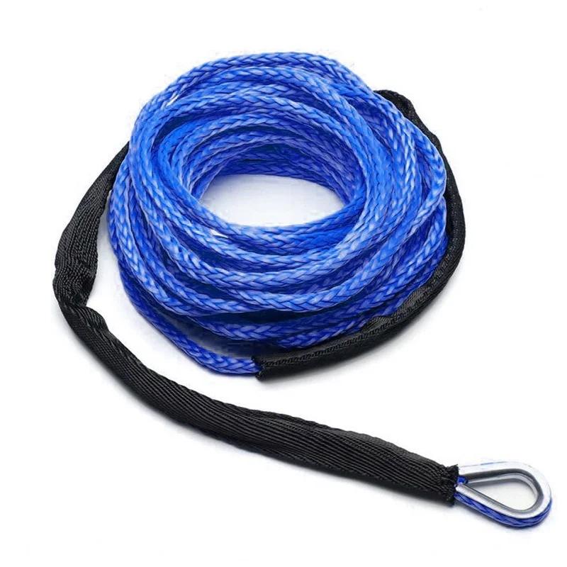 Câble de Treuil de Remorquage en Fibre Synthétique, Cordon de 15m, 5mm/6mm/7mm, 5800 artériel/7700 a