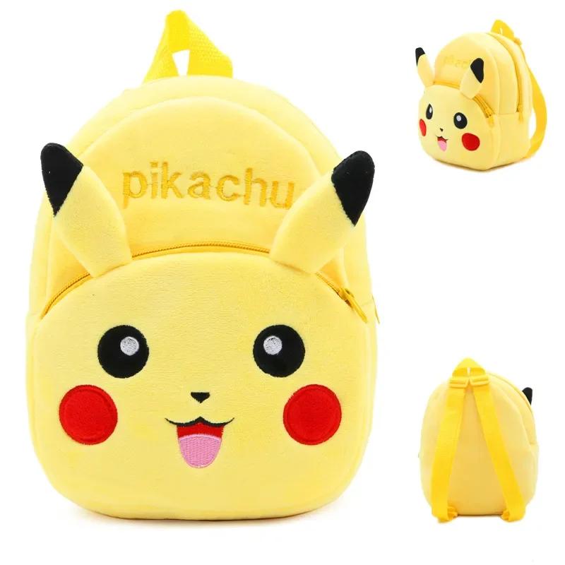 Sac à dos en peluche Pokemon Pikachu, figurine de dessin animé kawaii, jouet en peluche doux et mign