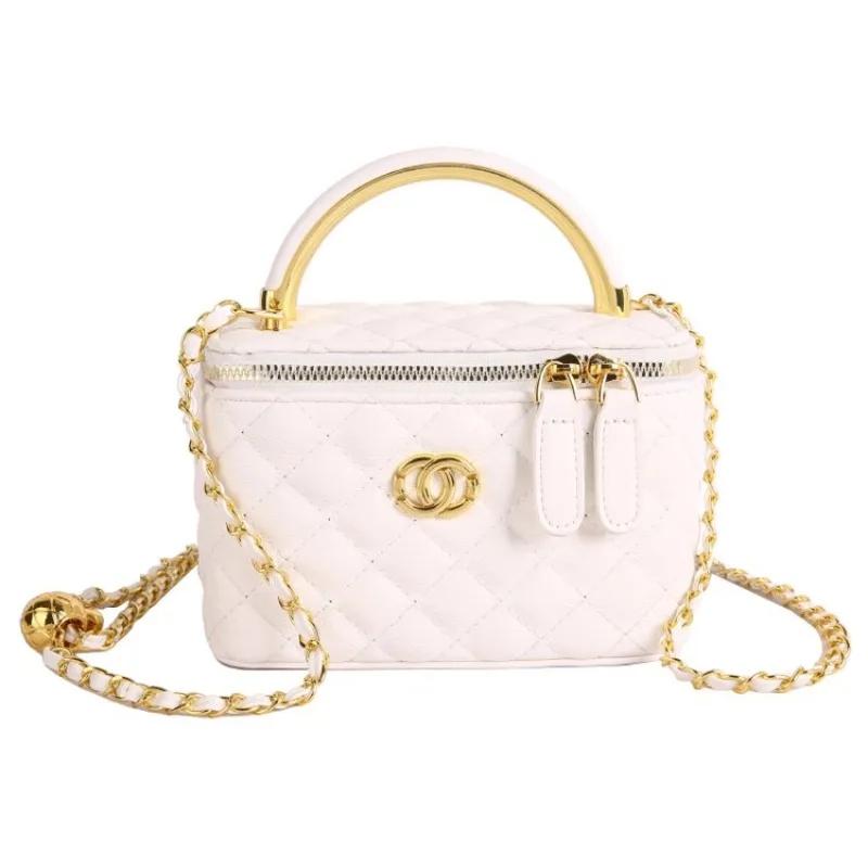 Sac à bandoulière matelassé de luxe 2026 pour femme avec chaîne – Sac à main polyvalent pour trajets