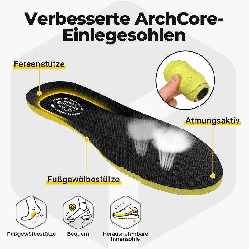 Chaussures de marche Fitville pour hommes, extra larges, amorties, pour la course à pied, le tennis,