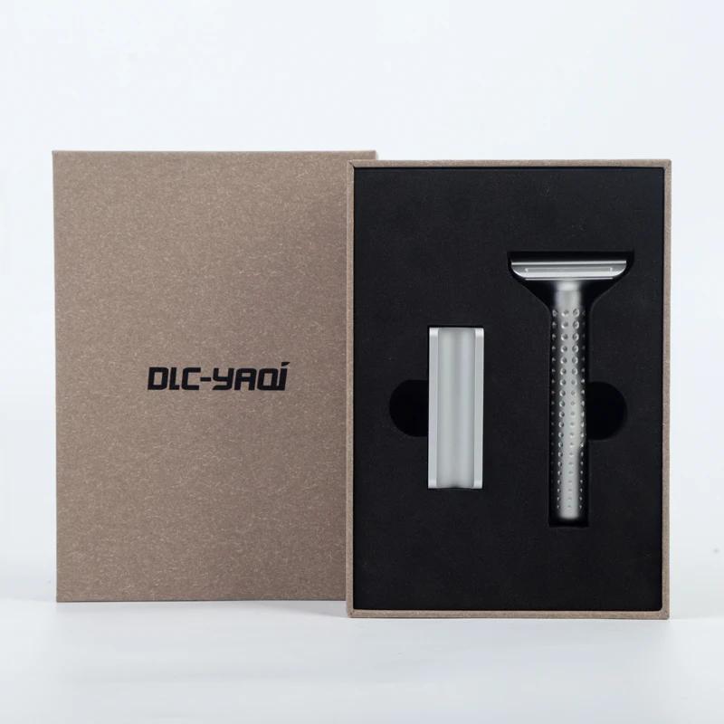 Yaqi Sputnik – rasoir de sécurité et support en aluminium pour hommes, avec écart de lame de 1.25mm,