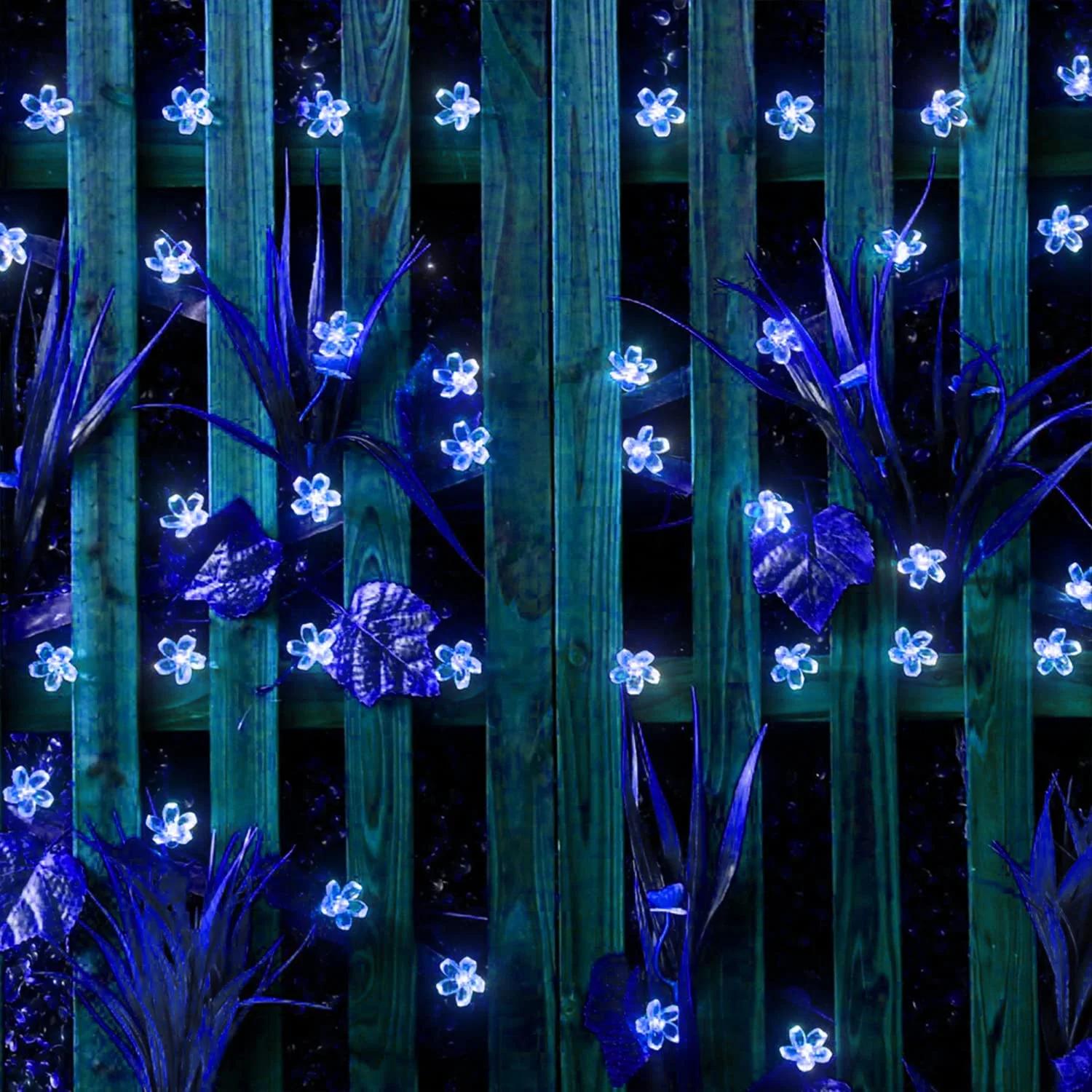 Guirxiété lumineuse solaire pour jardin, étanche, décoration de jardin