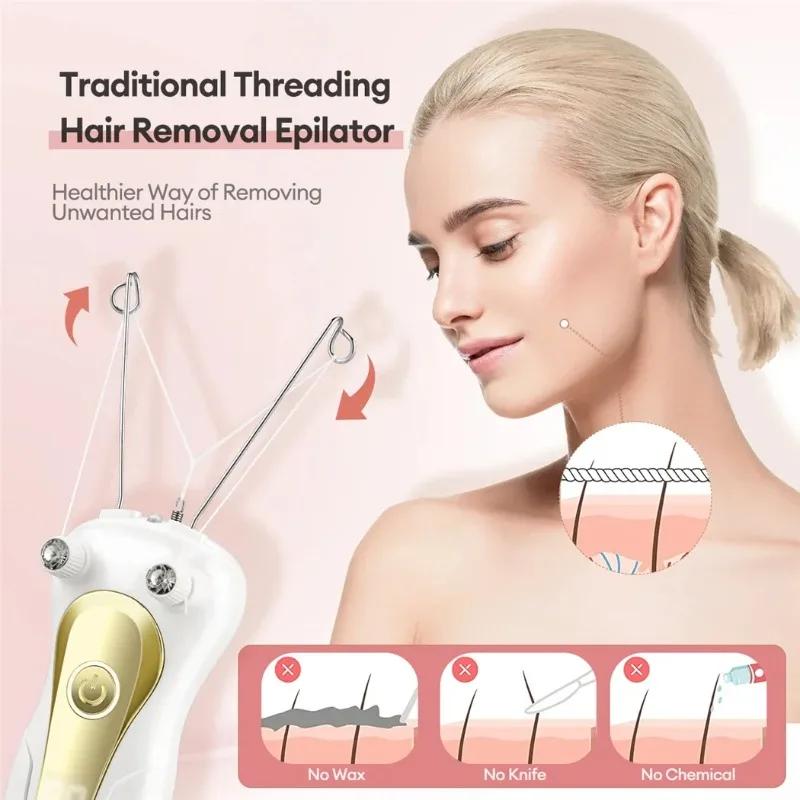 Mini Épilateur électrique Épilateur du visage Défenseur Femmes Épilateur de beauté Bras du corps Épi