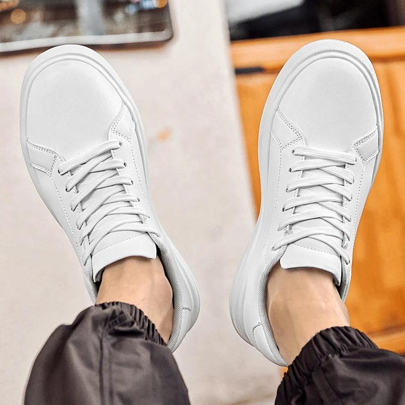 Nouveaux hommes baskets ascenseur chaussures rehaussant la hauteur augmenter semelle intérieure 6-10