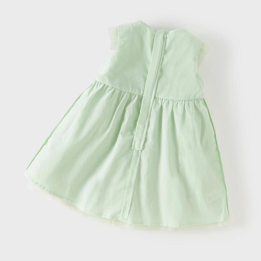 Robe de princesse en dentelle brodée Dave Bella pour filles, bébés et enfants, sans manches, robe d'