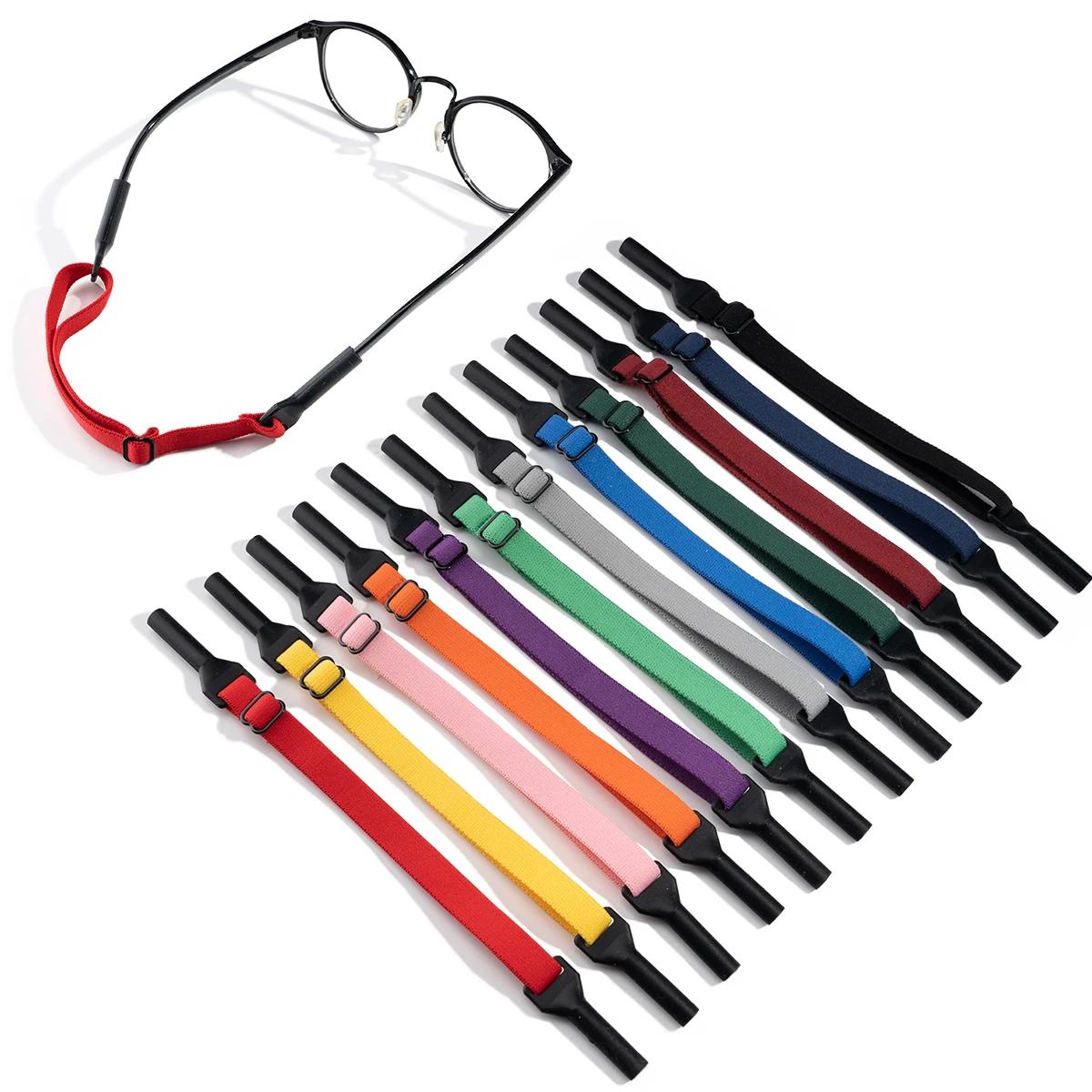 Chaîne de lunettes, taille réglable, corde élastique, sangle de lunettes, Sport, antidérapant et Ant