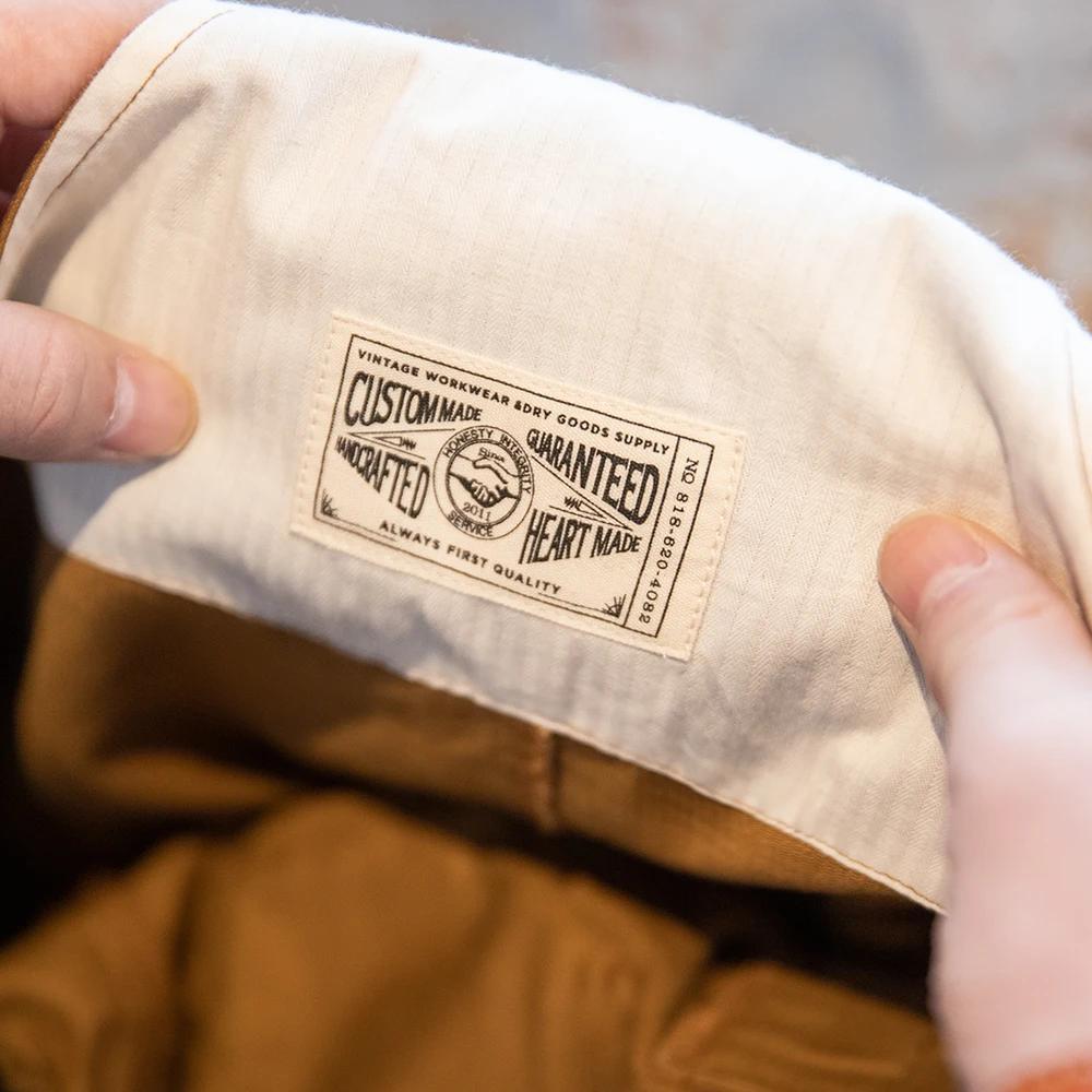 Maden-Pantalon à bretelles rétro américain pour homme, caraco une pièce, pantalon long, streetwear,