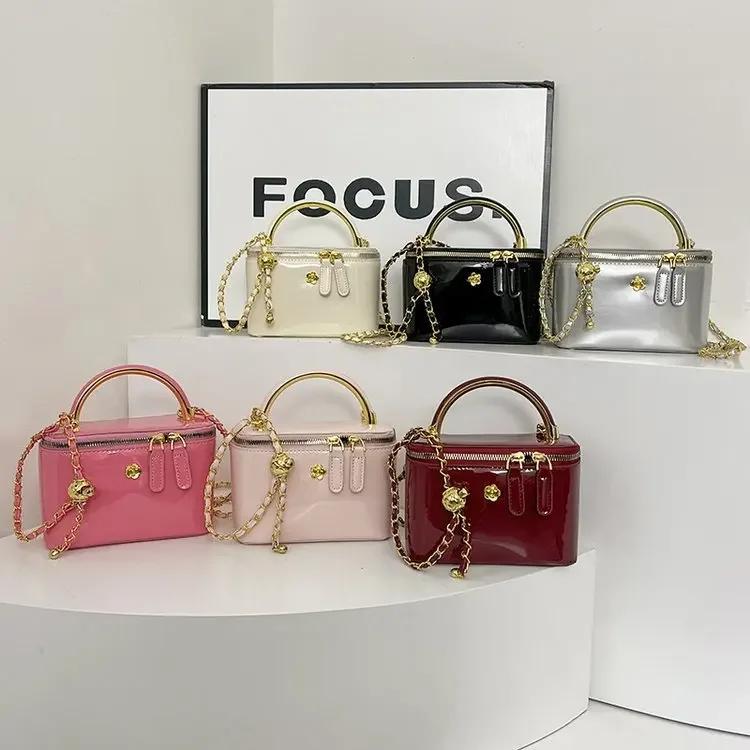  Pochette de luxe pour femmes, boîte à bandoulière structurée de qualité supérieure, Texture de G