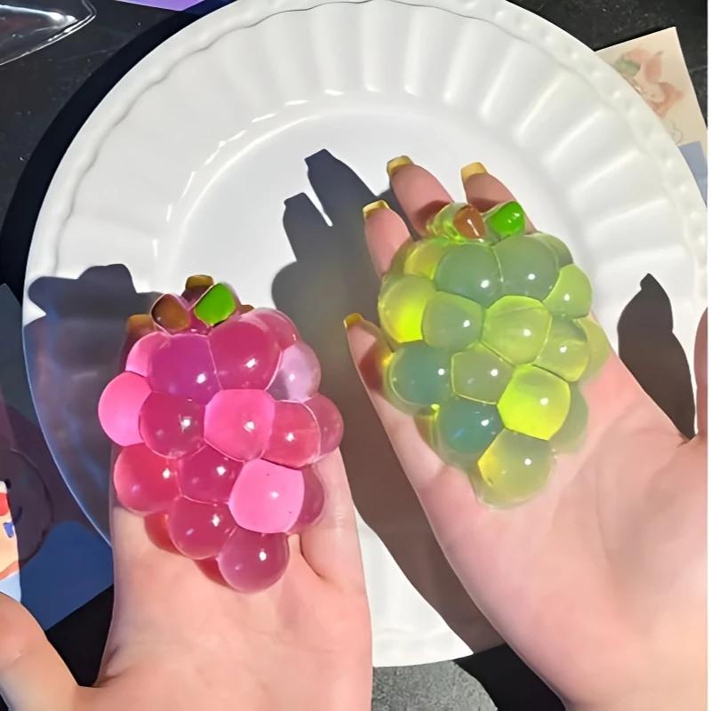 Squishy fruits raisins Fidget jouet presser soulagement du Stress jouet à main Anti-anxiété fruits e