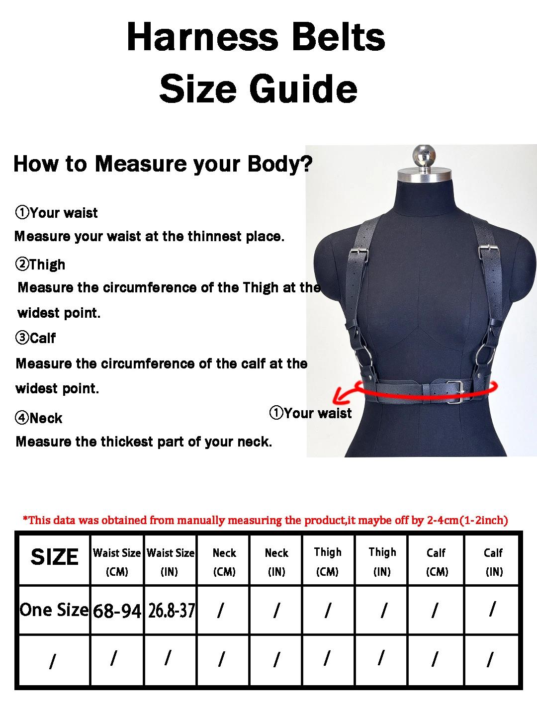 Harnais en cuir PU pour femmes, ceinture de taille Punk cloutée, sangles de harnais décoratives, bre