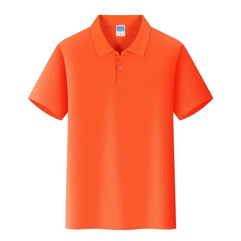 Polo à Manches Courtes pour Homme et Femme, Streetwear de dehors, à la Mode, Coloré, Solide, à Rever