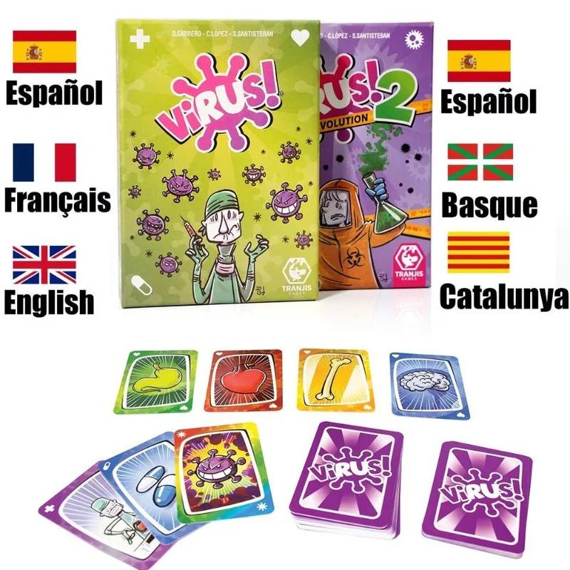 Le dernier jeu de cartes interactif sur le thème des virus, version internationale, pour les réunion