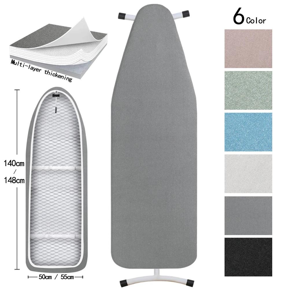 Housse de planche à repasser résistante aux brûlures, housse de repassage en tissu de coton avec rem