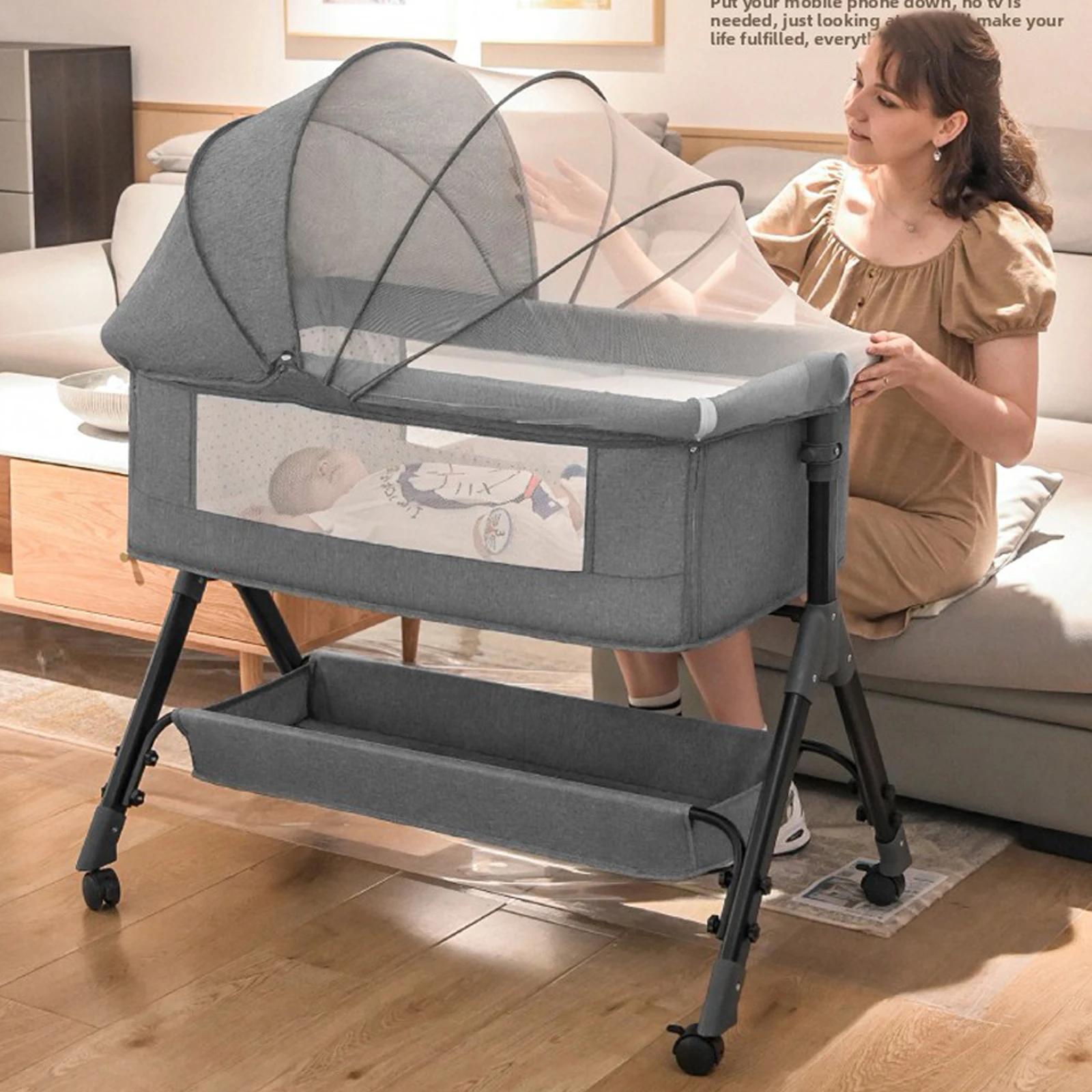 Lit à bascule pour bébé, berceaux pour bébé, berceau pour bébé, lit de voyage portable pour bébé, be