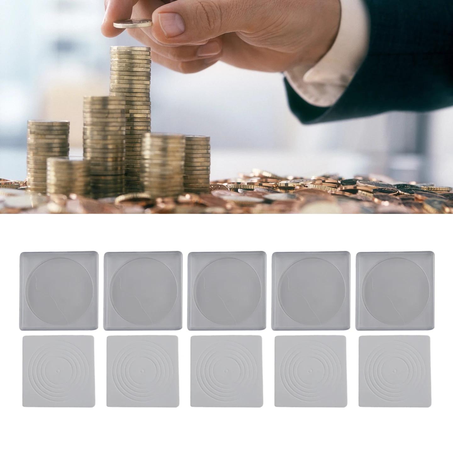 Porte-Capsules de pièces de monnaie 40mm, 20 pièces, joints réglables, organisateur, boîte de rangem
