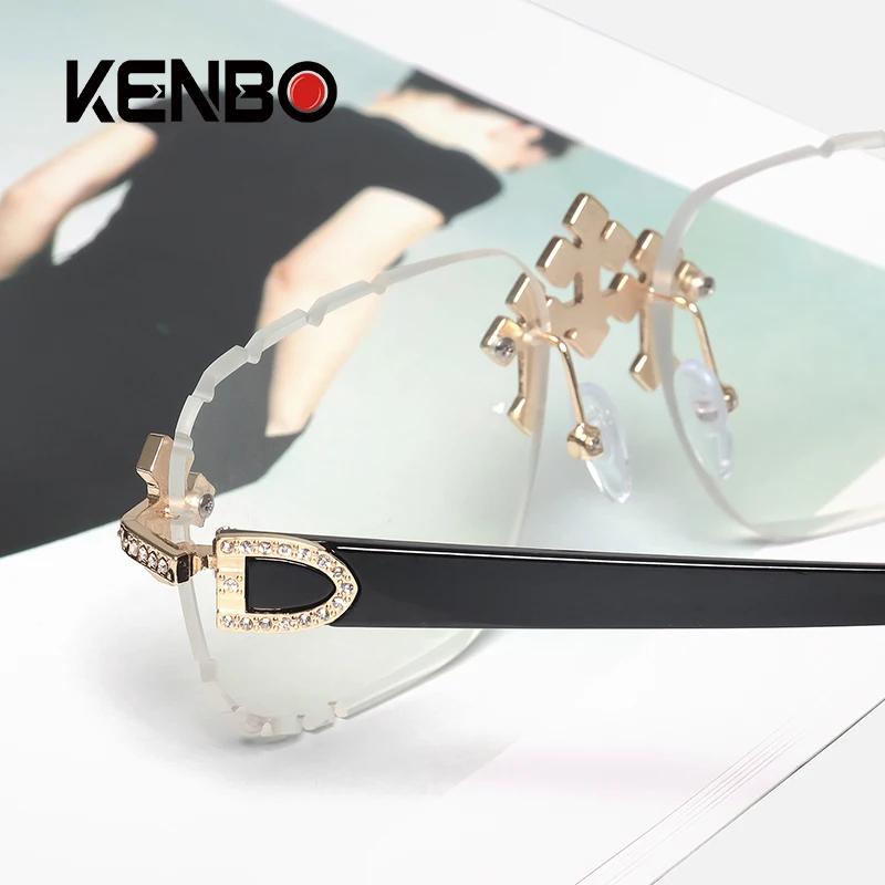 2025 mode carré sans monture lunettes de soleil pour femmes croix diamant métal cadre lunettes de lu