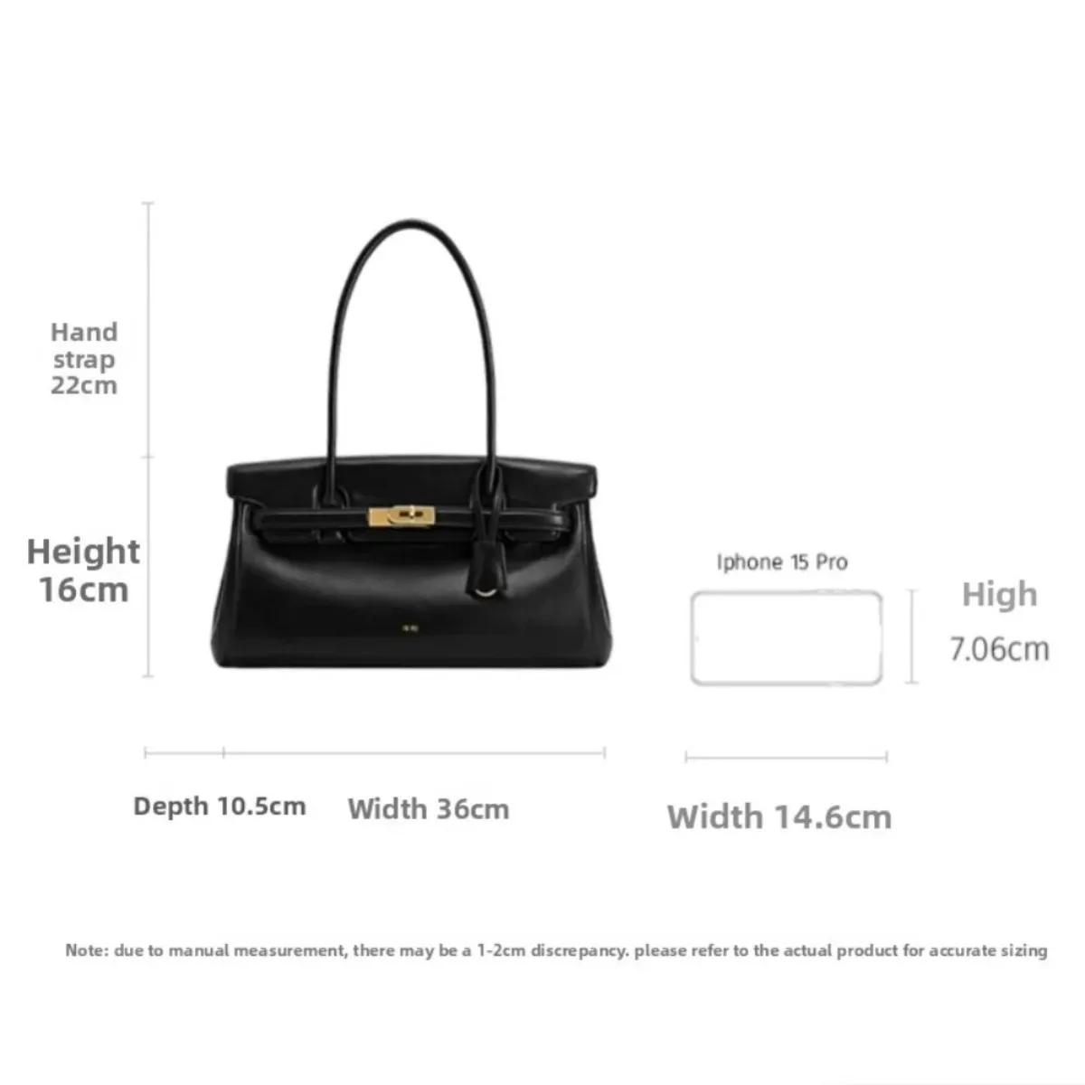 Sac à main en cuir souple JW PEl pour femme, nouvelle collection 2026, sac Yara sous le bras, grande