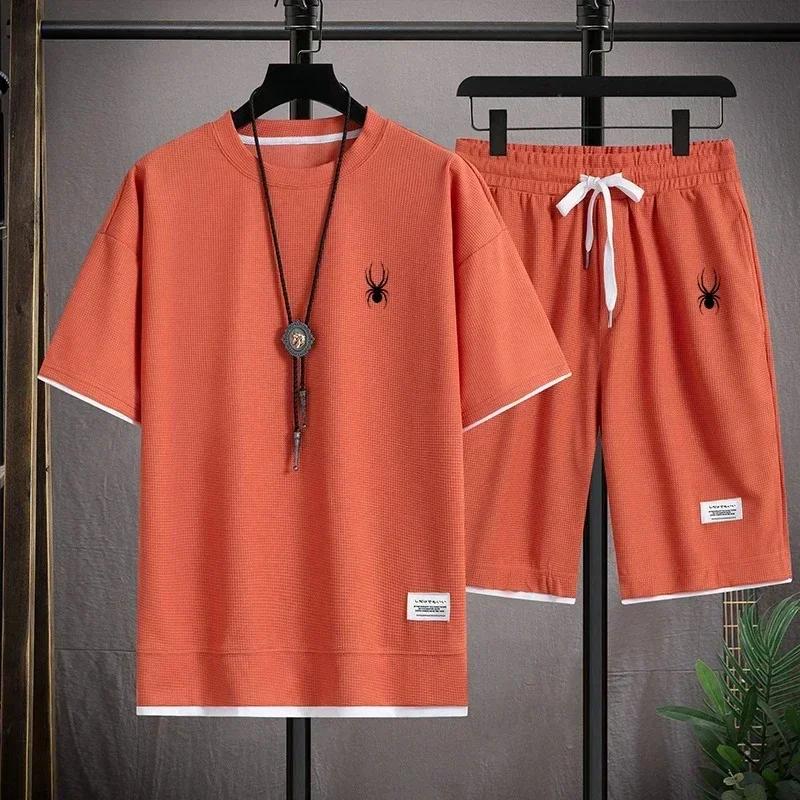 T-shirt à Manches Courtes pour Homme, Décontracté, Mode Coréenne, Été