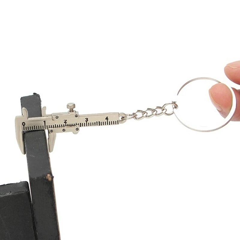 Porte-clés pied à coulisse créatif pour hommes et femmes, accessoires de bijoux, cadeau de noël, Gad