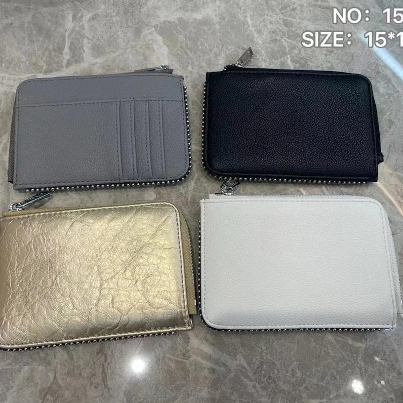 Porte-cartes multifonctionnel de luxe léger français, style rétro, orné de strass, élégant et tendan