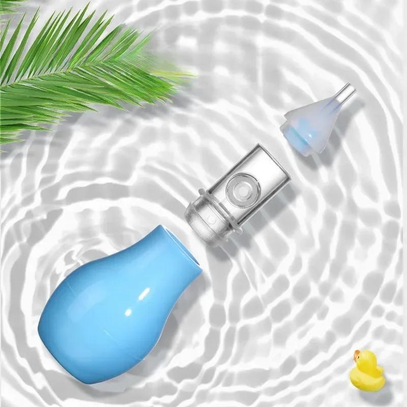 Aspirateur Nasal en Silicone pour bébé, pompe d'aspiration, nettoyeur de nez pour nourrissons, dispo
