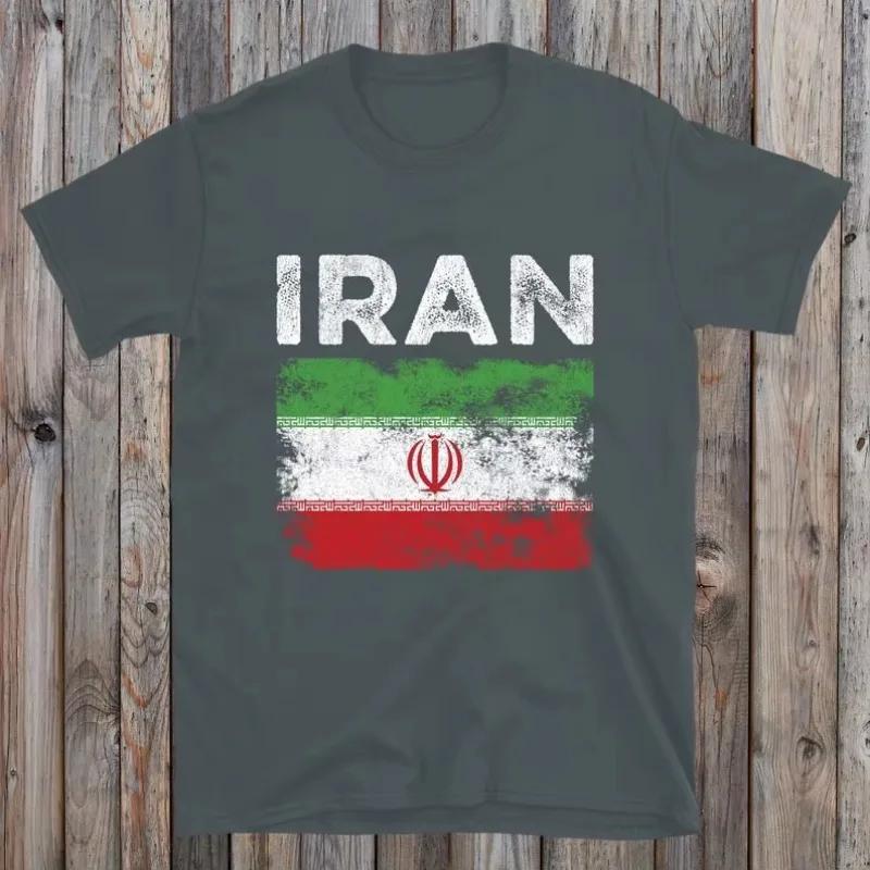 T-shirt graphique iranien Feel DistMurcia pour homme, col rond, manches courtes, décontracté, classi