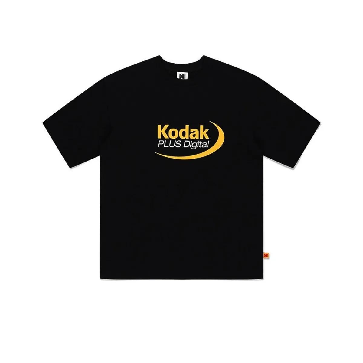 T-shirt numérique Kodak PLUS pour hommes, imprimé rétro de photographie de films, manches courtes, e