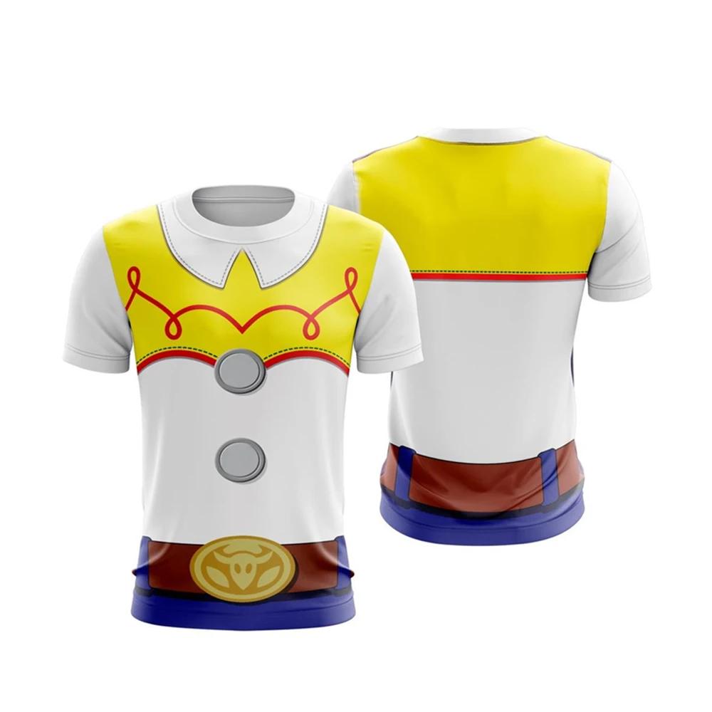 Disney Toy Story Costume T-shirt Woody Buzz Lightyear Zurg Jessie Cosplay Costume Chemise pour Homme