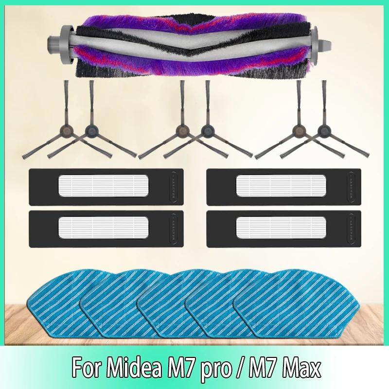 Brosse latérale principale, filtre HEPA, tissu de vadrouille pour Midea M7 PRO /M7 MAX pour Fakir rs