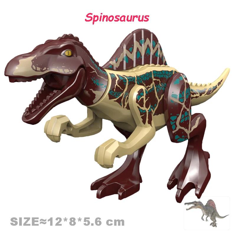 Cool dinosaures jurassiques monde Velociraptor Triceratops Indominus t-rex modèle assembler des bloc