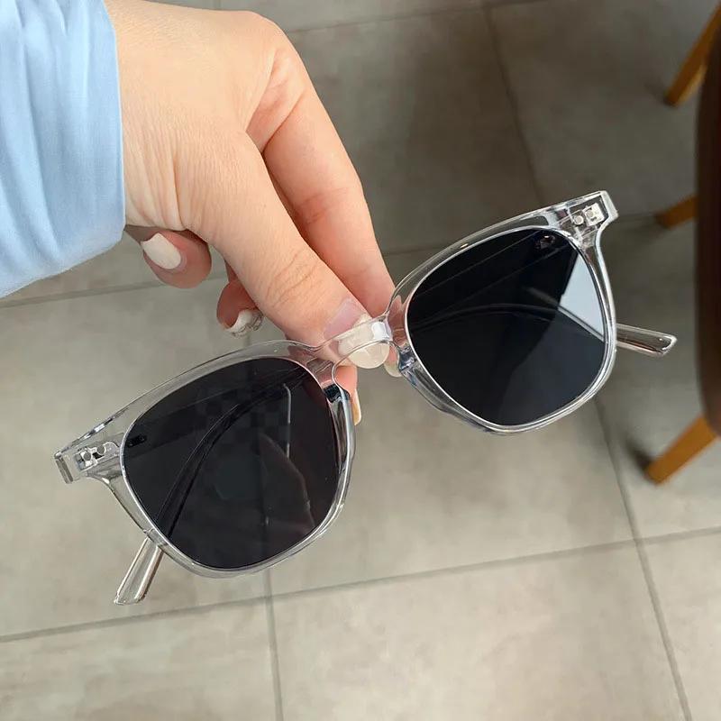 Nouvelles lunettes de soleil vintage de luxe pour femmes et hommes, montures carrées et petites rond