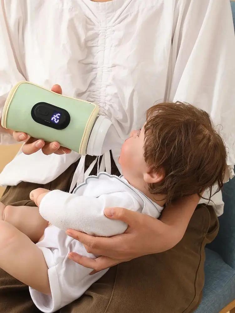 Chauffe-lait pour bébé chauffe-biberon pour bébé, chauffe-biberon USB Portable pour voiture, accesso