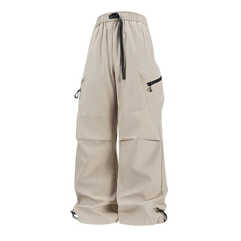 Printemps automne pantalon décontracté mode ample confortable respirant plusieurs poches Cargo panta