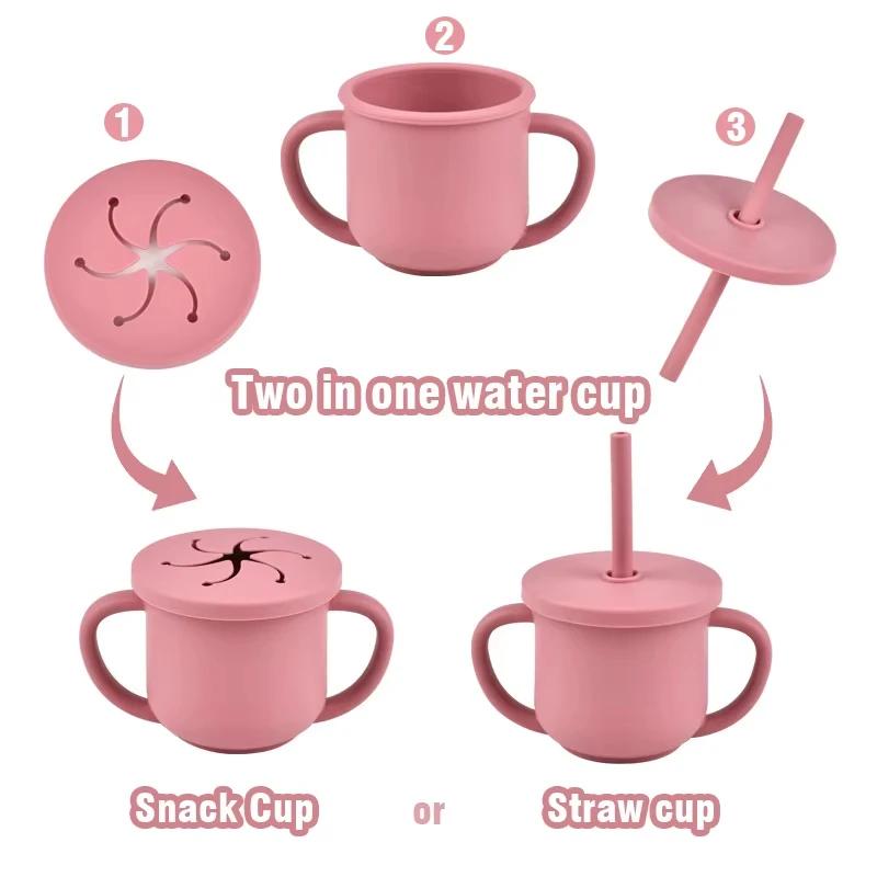 Ensemble assiettes silicone enfants 10 pièces aspiration anti-chute bol entraînement alimentation fourchette cuillère